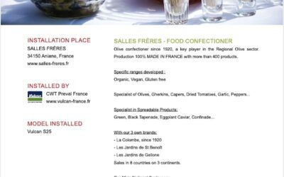 Vulcan Descaler for SALLES FRÈRES – FOOD CONFECTIONER